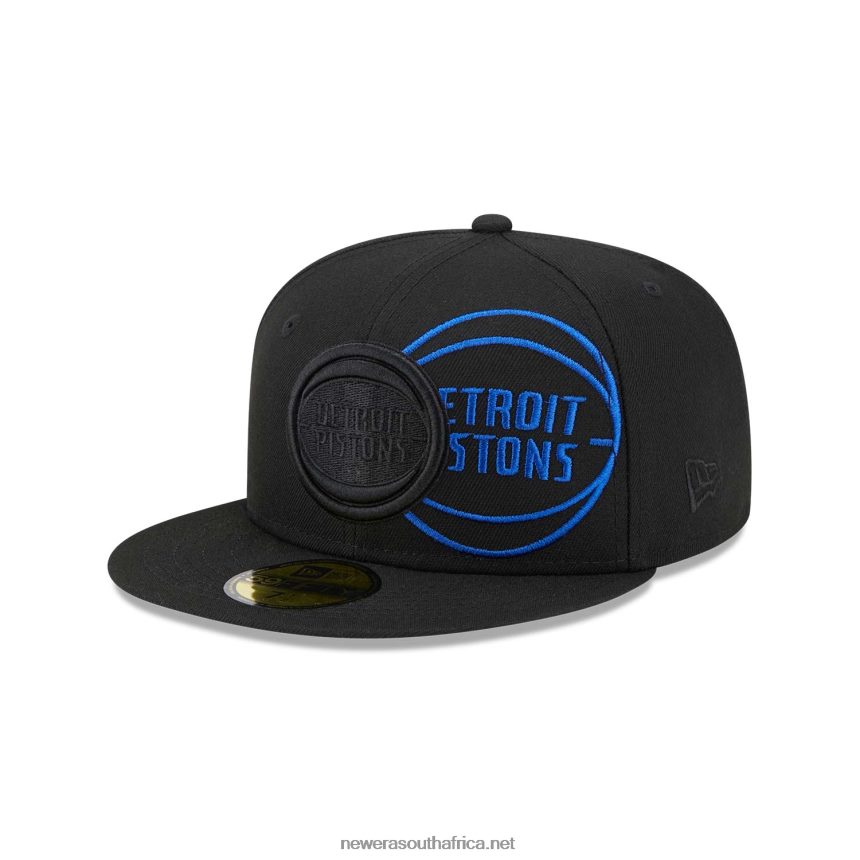 Detroit Pistons NBA Elements Black 59FIFTY Fitted Cap New Era TRBRBN1400