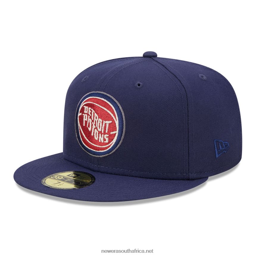 Detroit Pistons Twilight Fantasy Navy 59FIFTY Fitted Cap New Era TRBRBN1297