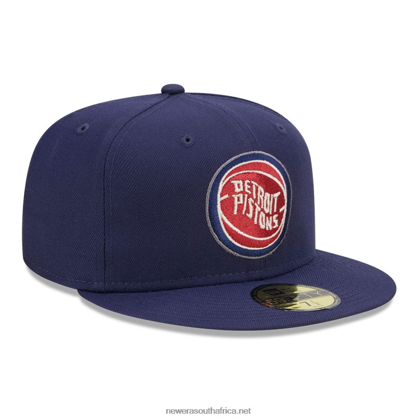 Detroit Pistons Twilight Fantasy Navy 59FIFTY Fitted Cap New Era TRBRBN1297