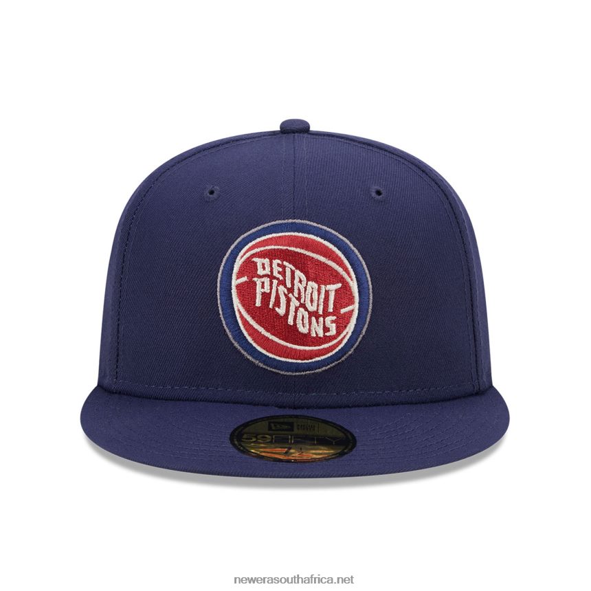 Detroit Pistons Twilight Fantasy Navy 59FIFTY Fitted Cap New Era TRBRBN1297