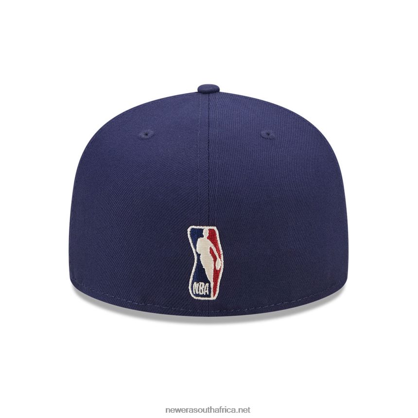 Detroit Pistons Twilight Fantasy Navy 59FIFTY Fitted Cap New Era TRBRBN1297