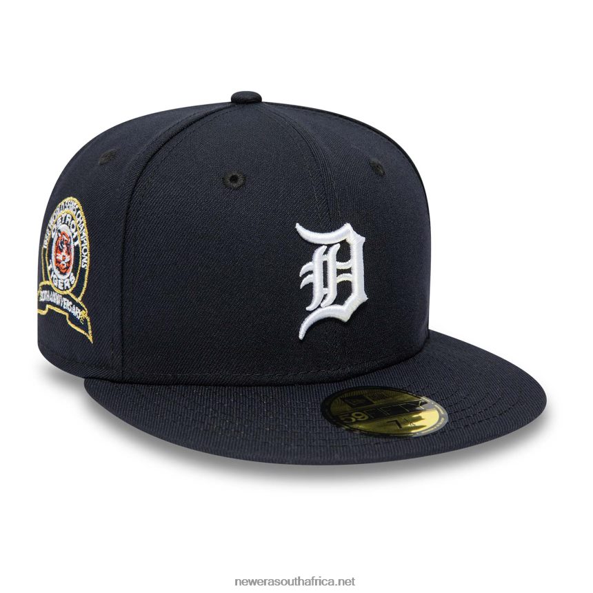 Detroit Tigers 50th Anniversary Navy 59FIFTY Fitted Cap New Era TRBRBN79