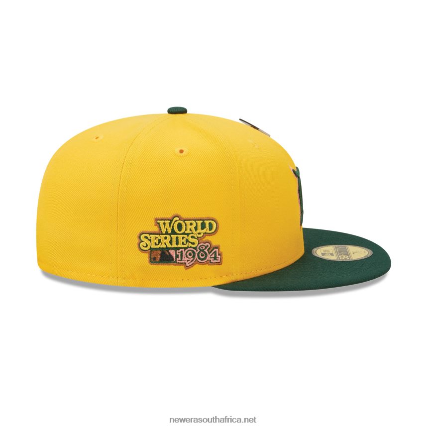 Detroit Tigers Back to School Yellow 59FIFTY Fitted Cap New Era TRBRBN604