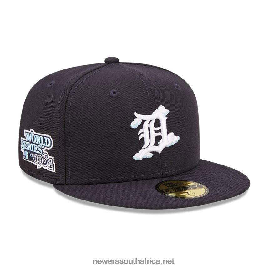Detroit Tigers Comic Cloud Navy 59FIFTY Fitted Cap New Era TRBRBN488