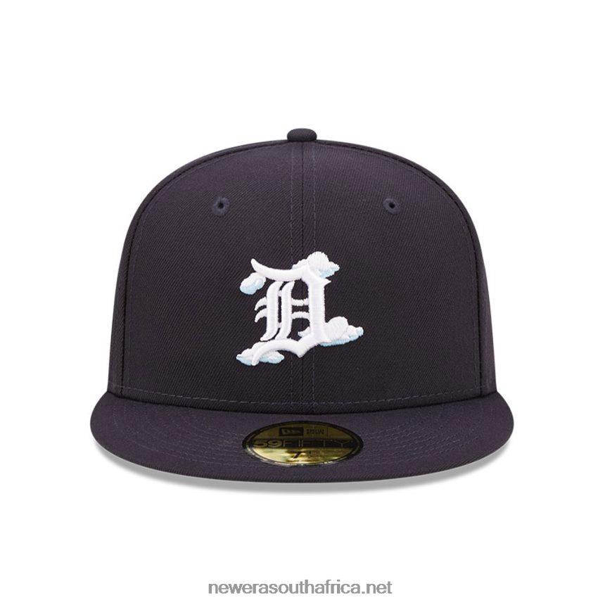 Detroit Tigers Comic Cloud Navy 59FIFTY Fitted Cap New Era TRBRBN488