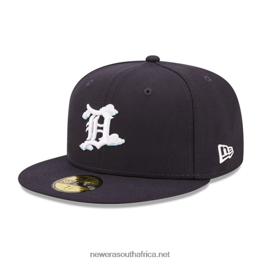 Detroit Tigers Comic Cloud Navy 59FIFTY Fitted Cap New Era TRBRBN488