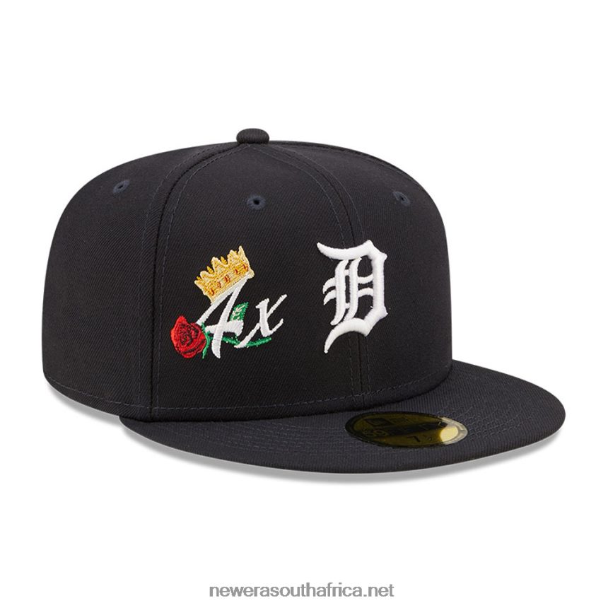 Detroit Tigers Crown Champs Navy 59FIFTY Fitted Cap New Era TRBRBN1311
