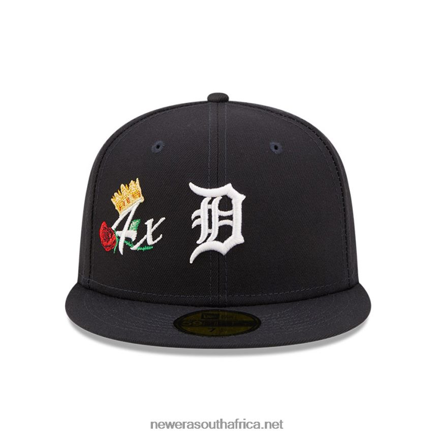Detroit Tigers Crown Champs Navy 59FIFTY Fitted Cap New Era TRBRBN1311