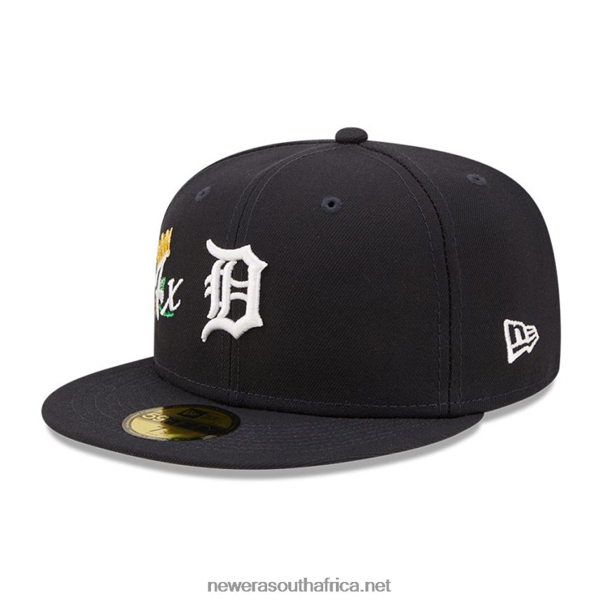 Detroit Tigers Crown Champs Navy 59FIFTY Fitted Cap New Era TRBRBN1311