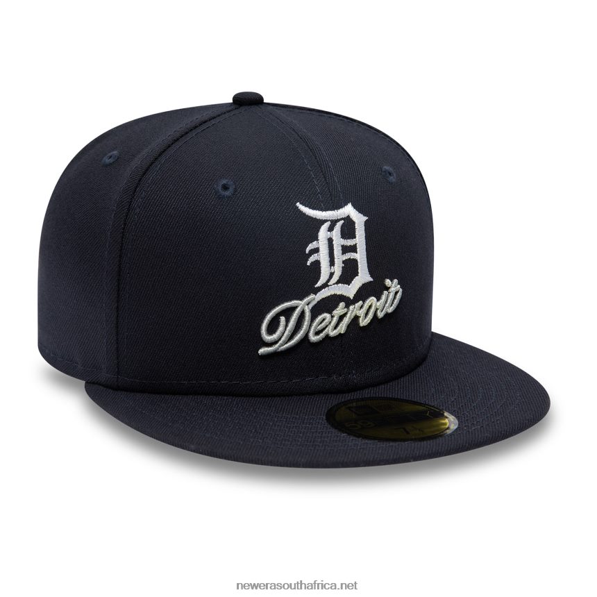 Detroit Tigers Dual Logo Navy 59FIFTY Fitted Cap New Era TRBRBN1283