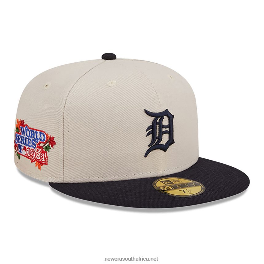 Detroit Tigers Fall Classic White 59FIFTY Fitted Cap New Era TRBRBN37