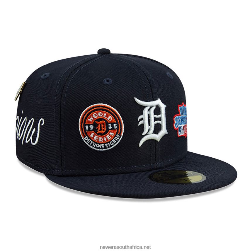 Detroit Tigers Historic Champs Navy 59FIFTY Fitted Cap New Era TRBRBN700