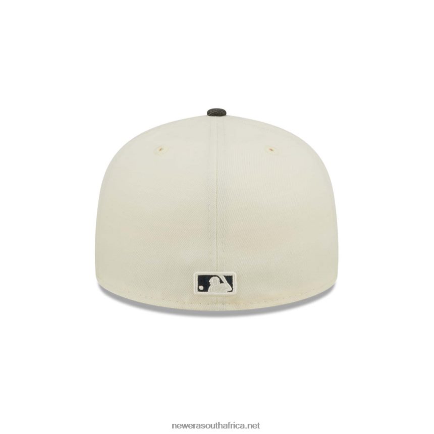 Detroit Tigers MLB Black Denim Chrome White 59FIFTY Fitted Cap New Era TRBRBN1370