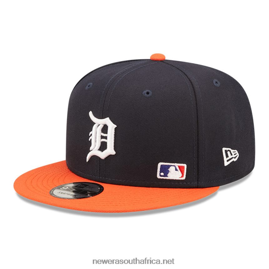 Detroit Tigers MLB Black Letter Arch Navy 9FIFTY Snapback Cap New Era TRBRBN2054