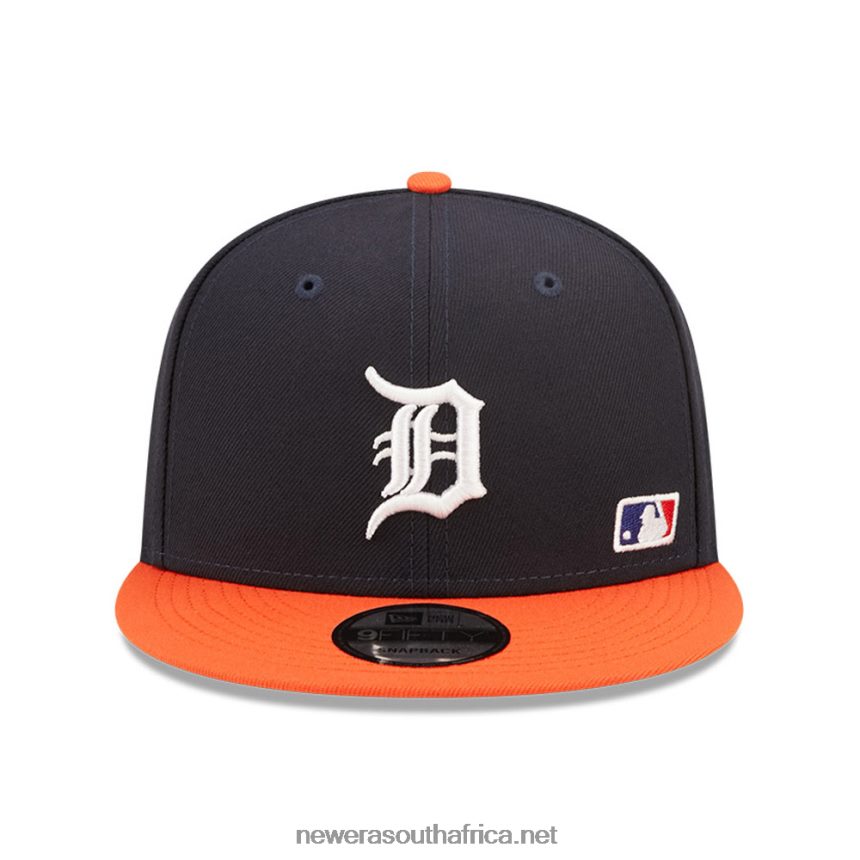 Detroit Tigers MLB Black Letter Arch Navy 9FIFTY Snapback Cap New Era TRBRBN2054