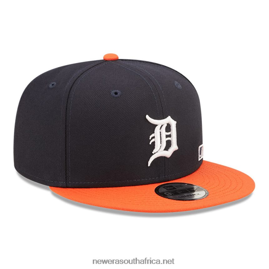Detroit Tigers MLB Black Letter Arch Navy 9FIFTY Snapback Cap New Era TRBRBN2054