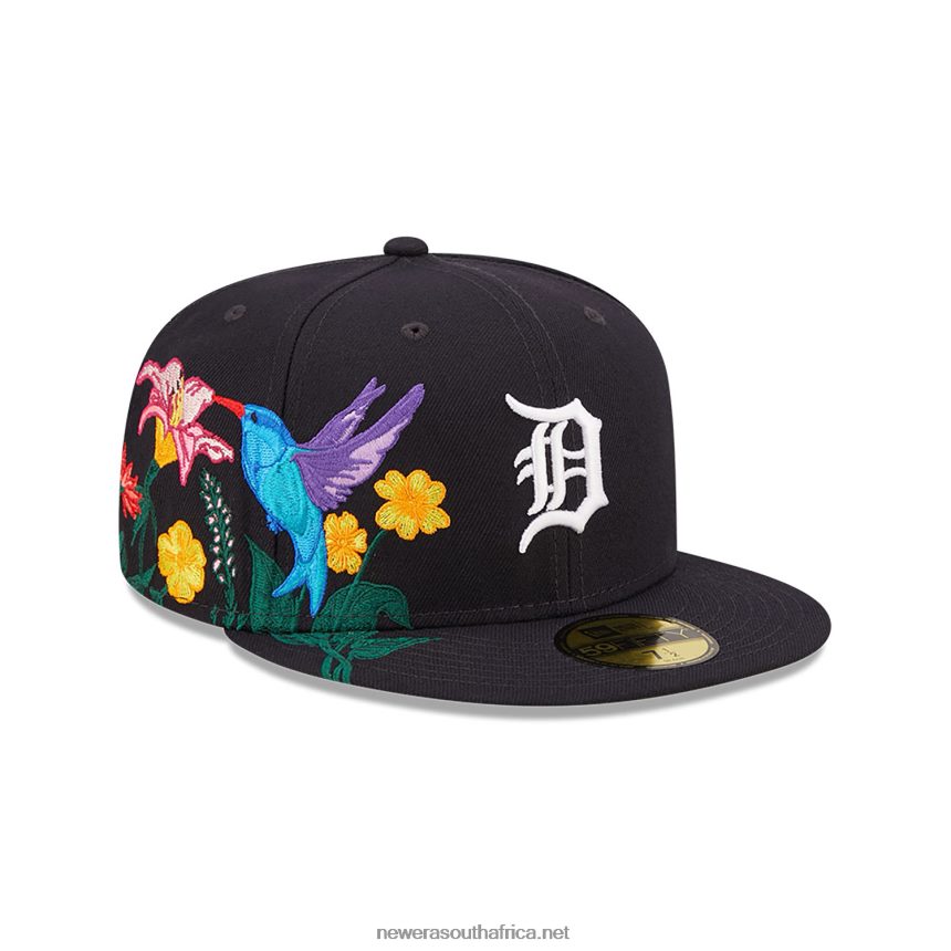 Detroit Tigers MLB Blooming Navy 59FIFTY Fitted Cap New Era TRBRBN1244