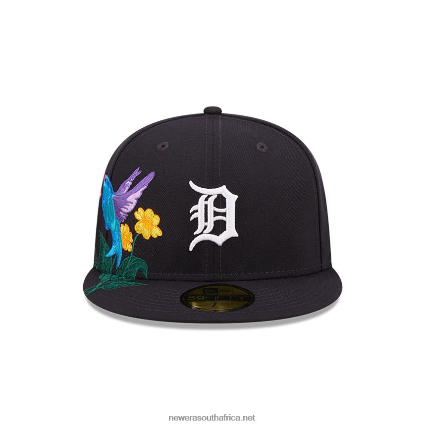 Detroit Tigers MLB Blooming Navy 59FIFTY Fitted Cap New Era TRBRBN1244