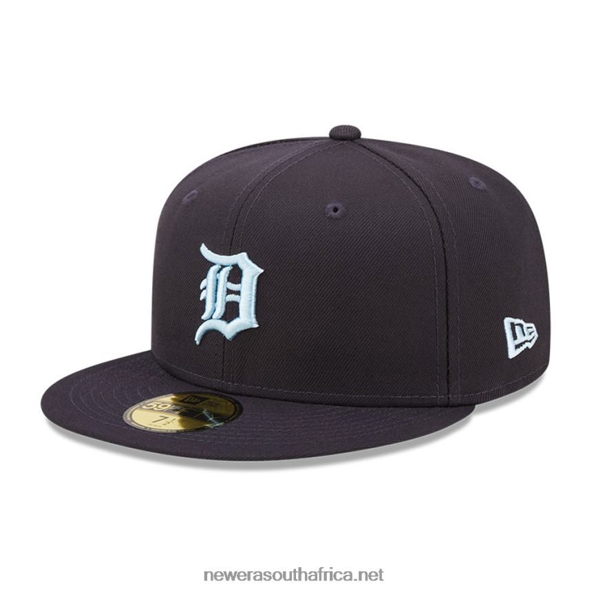 Detroit Tigers MLB Cloud Navy 59FIFTY Fitted Cap New Era TRBRBN606
