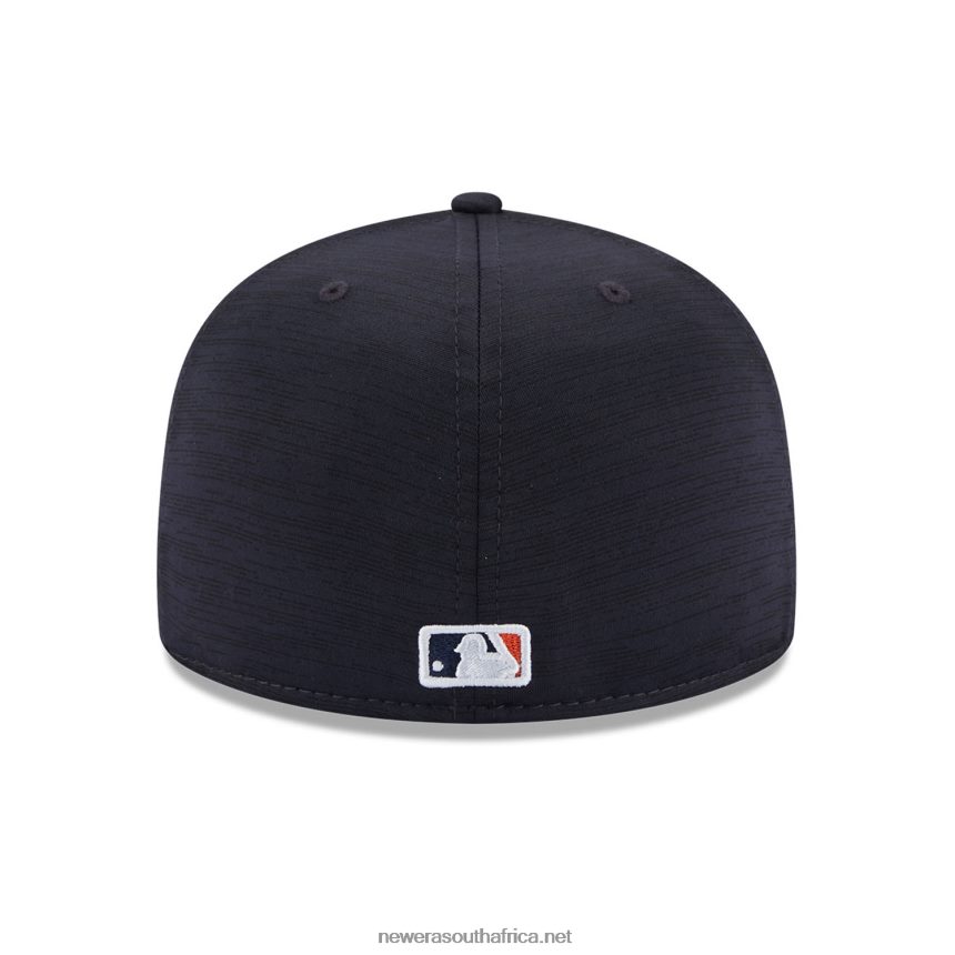 Detroit Tigers MLB Clubhouse Blue 59FIFTY Fitted Cap New Era TRBRBN1104