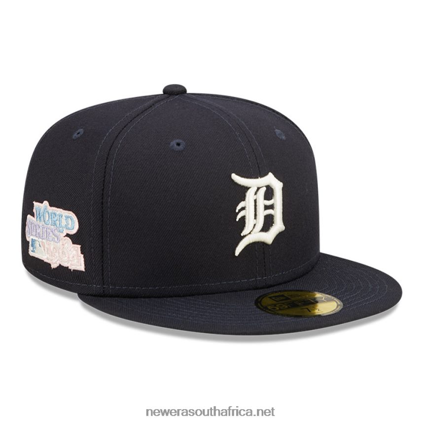 Detroit Tigers MLB Pop Sweat Navy 59FIFTY Fitted Cap New Era TRBRBN724
