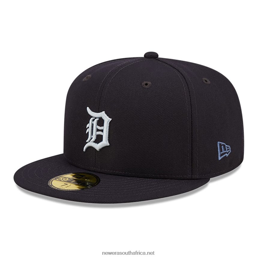 Detroit Tigers Monocamo Navy 59FIFTY Fitted Cap New Era TRBRBN1358