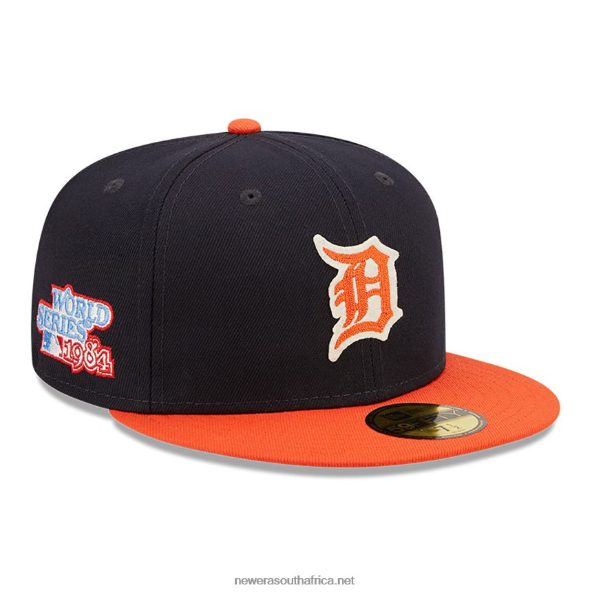 Detroit Tigers NE Letterman Navy 59FIFTY Fitted Cap New Era TRBRBN30