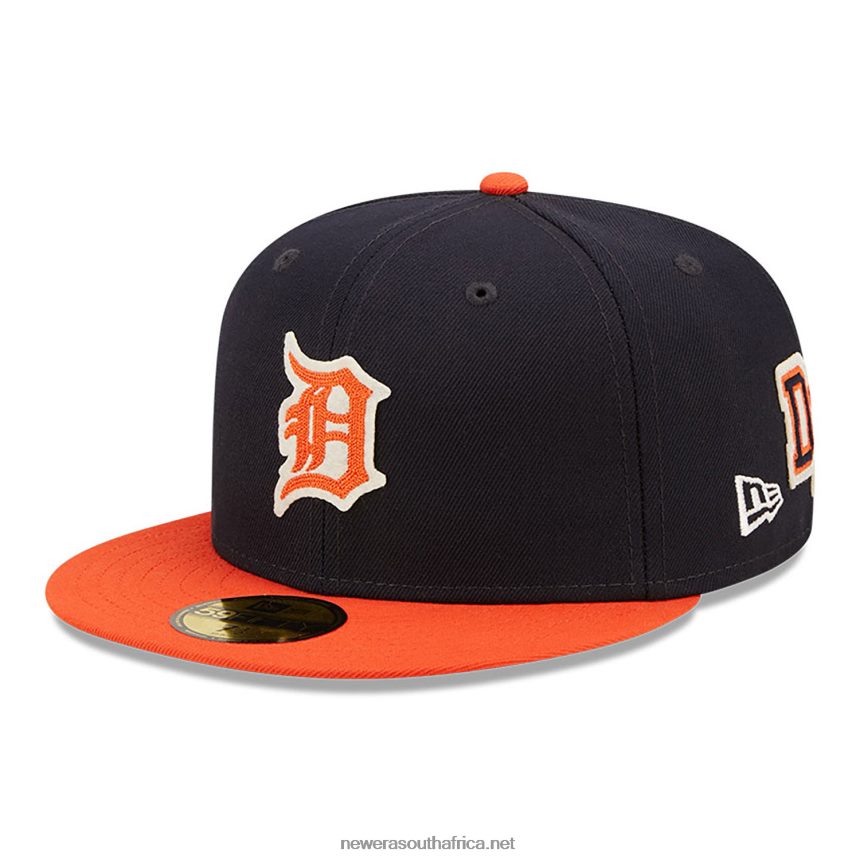 Detroit Tigers NE Letterman Navy 59FIFTY Fitted Cap New Era TRBRBN30