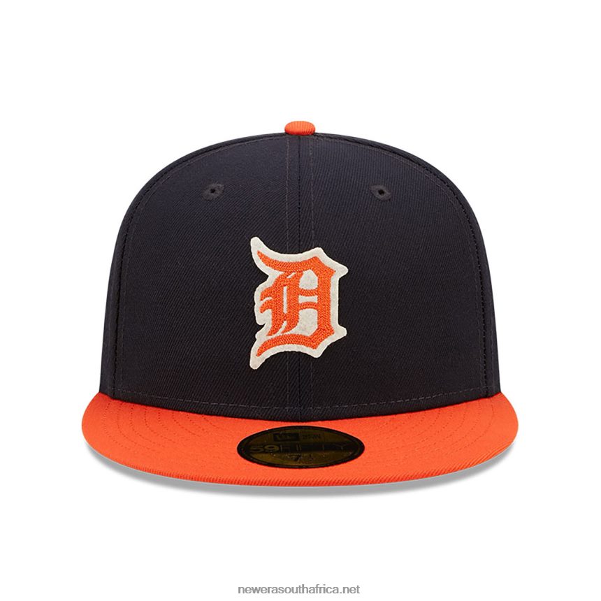Detroit Tigers NE Letterman Navy 59FIFTY Fitted Cap New Era TRBRBN30