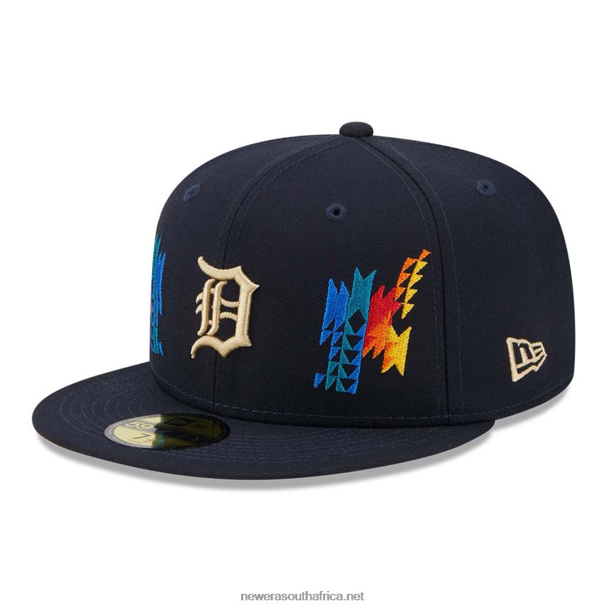 Detroit Tigers Southwestern Navy 59FIFTY Fitted Cap New Era TRBRBN701