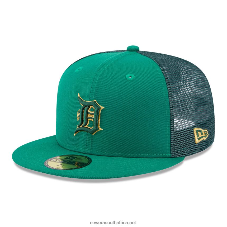 Detroit Tigers St Patricks Day Green 59FIFTY Fitted Cap New Era TRBRBN311