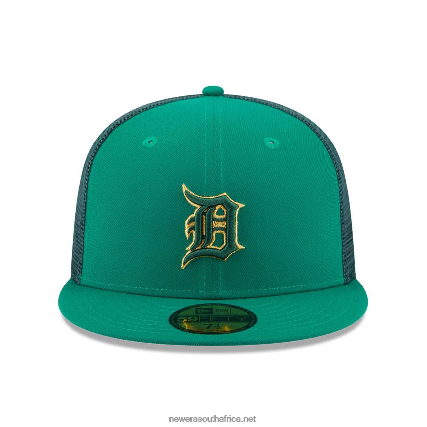 Detroit Tigers St Patricks Day Green 59FIFTY Fitted Cap New Era TRBRBN311