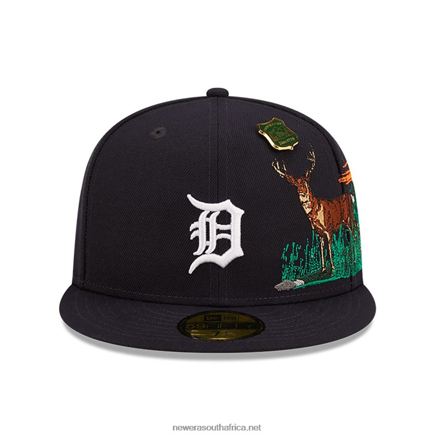 Detroit Tigers State Park Navy 59FIFTY Fitted Cap New Era TRBRBN530