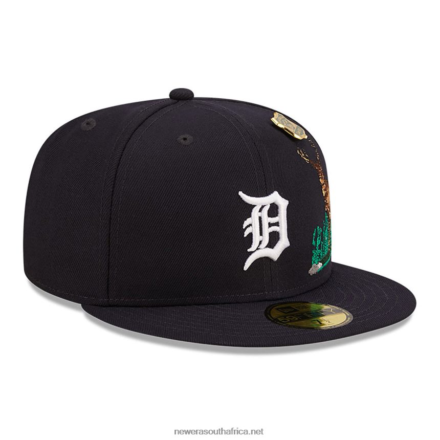 Detroit Tigers State Park Navy 59FIFTY Fitted Cap New Era TRBRBN530