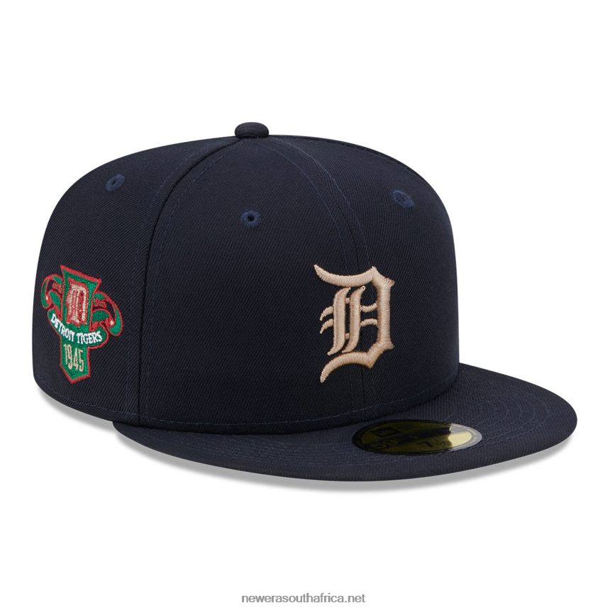 Detroit Tigers State Tartan Navy 59FIFTY Fitted Cap New Era TRBRBN934