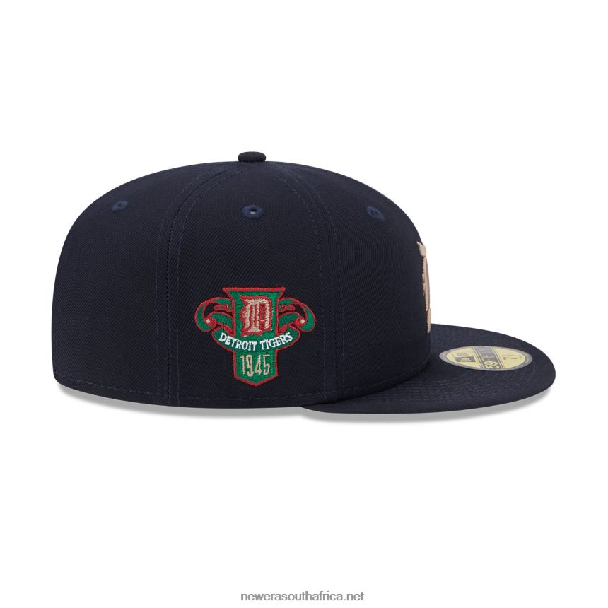 Detroit Tigers State Tartan Navy 59FIFTY Fitted Cap New Era TRBRBN934