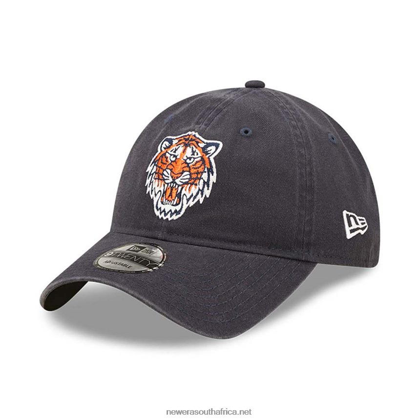 Detroit Tigers Team Patch Blue 9TWENTY Adjustable Cap New Era TRBRBN2226