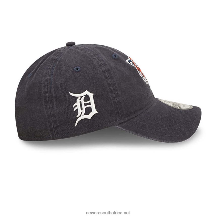 Detroit Tigers Team Patch Blue 9TWENTY Adjustable Cap New Era TRBRBN2226