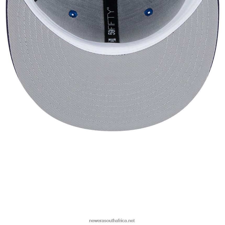 Detroit Tigers Tri Tone Team Blue 59FIFTY Fitted Cap New Era TRBRBN798