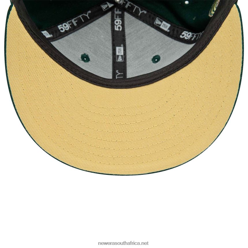 Detroit Tigers World Series Dark Green 59FIFTY Fitted Cap New Era TRBRBN85