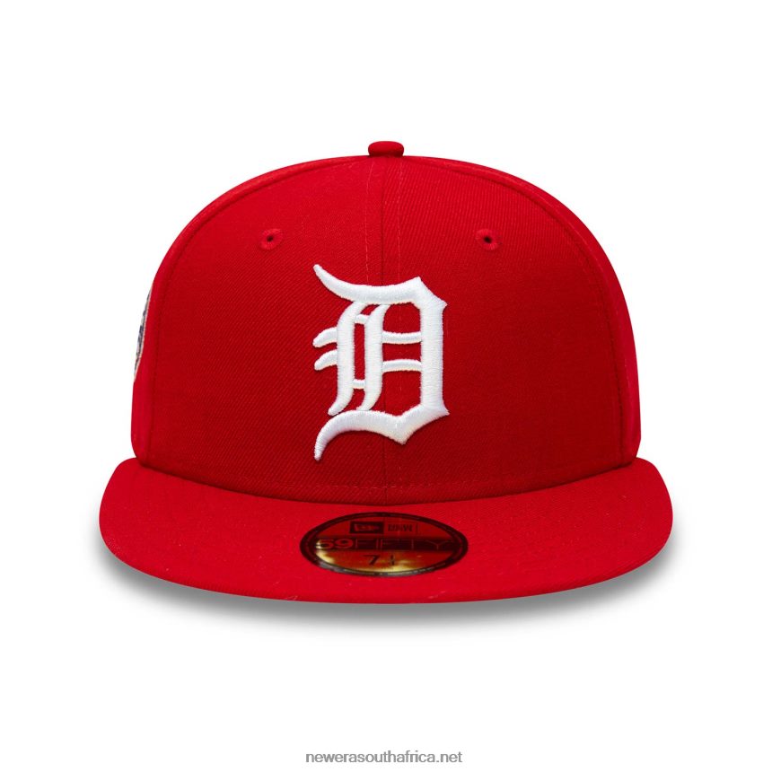 Detroit Tigers World Series Red 59FIFTY Fitted Cap New Era TRBRBN139