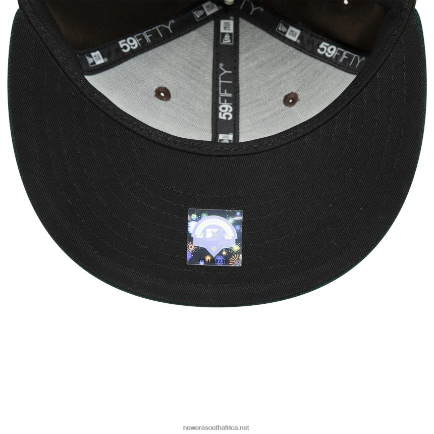 Down East Wood Ducks MiLB Brown 59FIFTY Fitted Cap New Era TRBRBN991