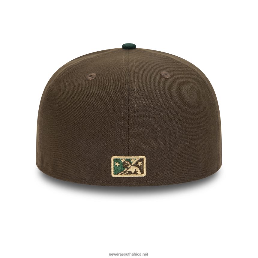 Down East Wood Ducks MiLB Brown 59FIFTY Fitted Cap New Era TRBRBN991
