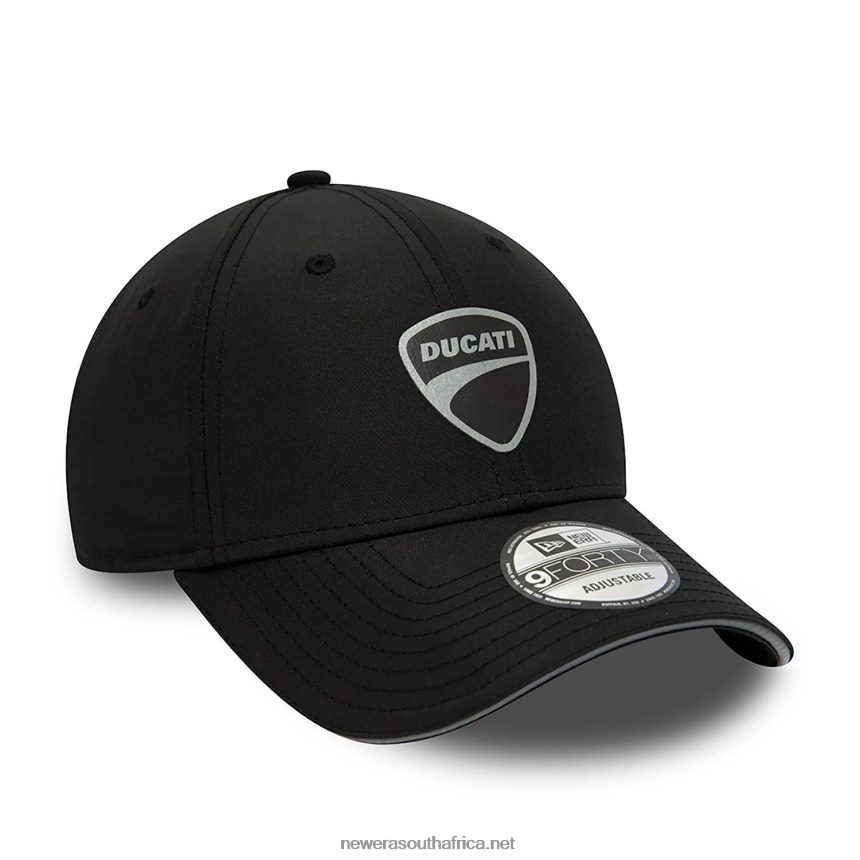 Ducati Motor Reflective Logo Black 9FORTY Adjustable Cap New Era TRBRBN1569