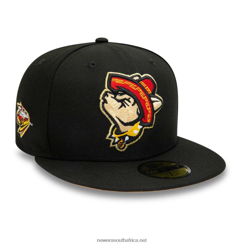 El Paso Chihuahuas MiLB Black 59FIFTY Fitted Cap New Era TRBRBN998