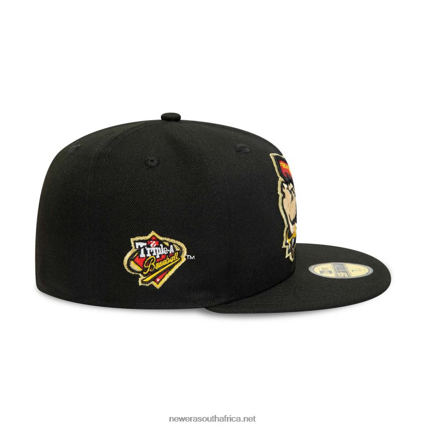 El Paso Chihuahuas MiLB Black 59FIFTY Fitted Cap New Era TRBRBN998