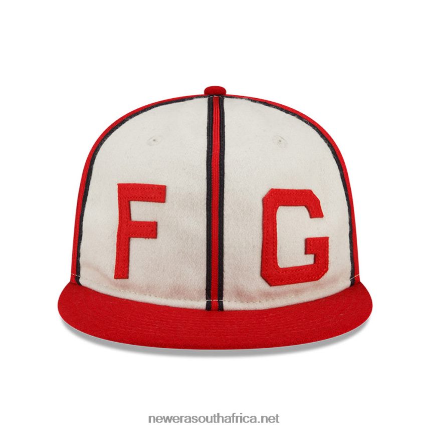 Fear of God x Kansas City Monarchs White 9FIFTY Strapback Cap New Era TRBRBN1832