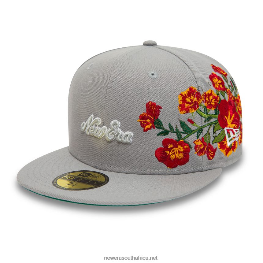 Floral Grey 59FIFTY Fitted Cap New Era TRBRBN801
