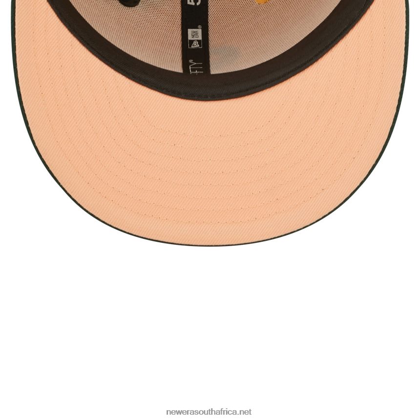 Florida Marlins Back to School Yellow 59FIFTY Fitted Cap New Era TRBRBN49