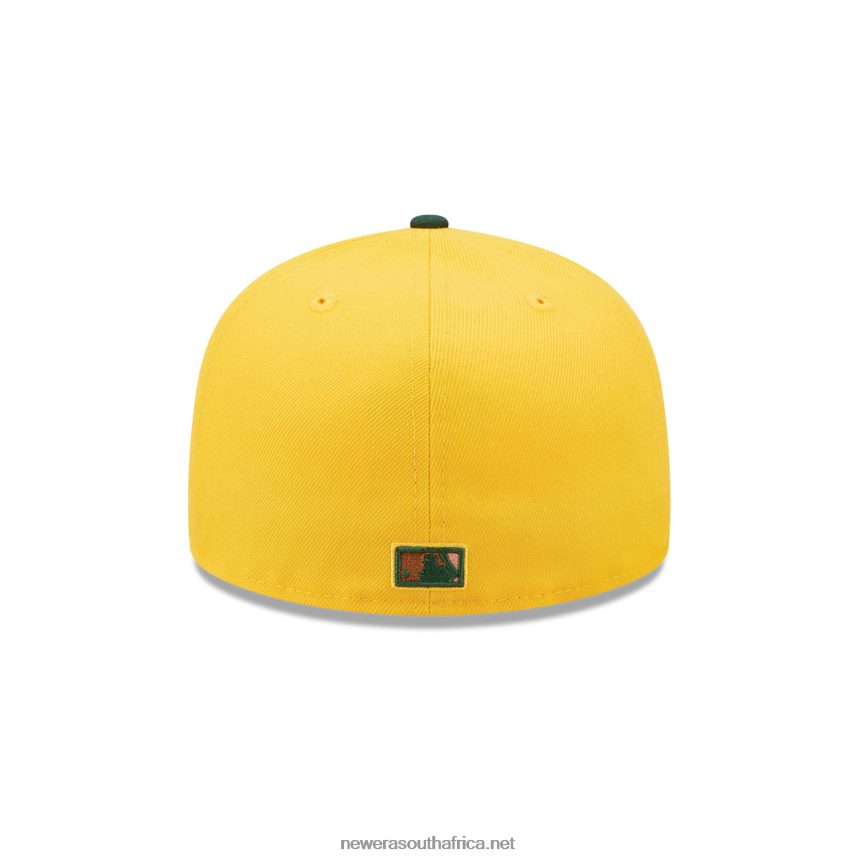 Florida Marlins Back to School Yellow 59FIFTY Fitted Cap New Era TRBRBN49